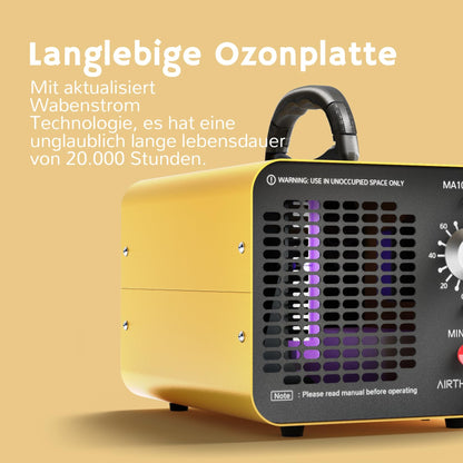 Airthereal MA10K-PRO Industrieller Ozongenerator Geruchsbeseitiger – Gelb