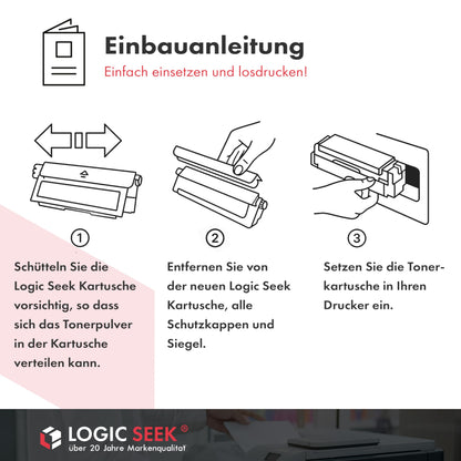 Logic-Seek 117A Toner 4er Pack kompatibel für HP Color Laser Serie