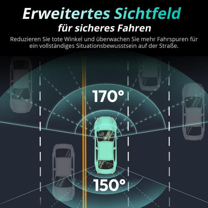 BOTSLAB G300H Plus 4K Dashcam vorne und hinten mit STARVIS 2 Sensor