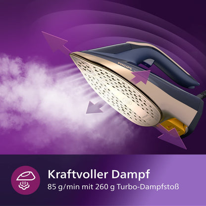 Philips Azur 8000 Dampfbügeleisen DST8050/20 mit OptimalTEMP
