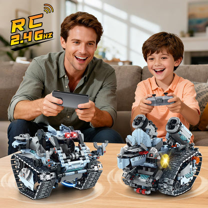 INSOON 5-in-1 Technik Roboter Bauset, RC Klemmbausteine mit App