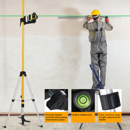 Firecore FLP370C Teleskopstange Stativ Laserhalterung 3.7m