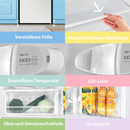 Comfee RCD133WH3(E) Kühlschrank 131 L ohne Gefrierfach