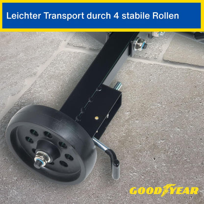 Goodyear Felgenbaumwagen für 4 Reifen – Schwarz Schutzhülle