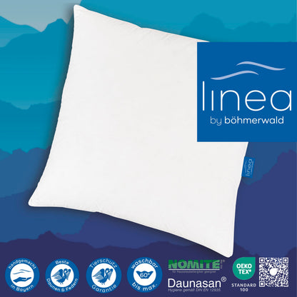 LINEA by böhmerwald cosy 3-Kammer-Kopfkissen weich 80x80