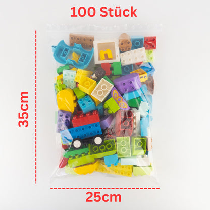 LEGO DUPLO Steine bunt gemischt, 100 Stück – Basic Steine