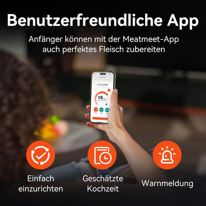 Meatmeet Pro Fleischthermometer kabellos mit WLAN und Bluetooth