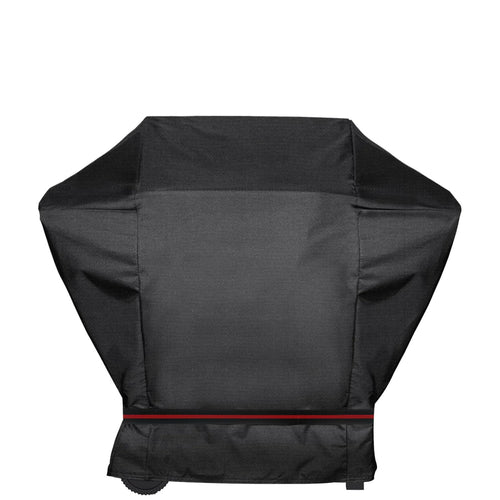 WELL GRILL Abdeckhaube für Gasgrills, 600D, 120 x 60 x 110 cm in Schwarz mit Zugband zum Schutz des Grills