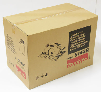 Makita 5143R Handkreissäge – 2200 W, Schwarz/Blau