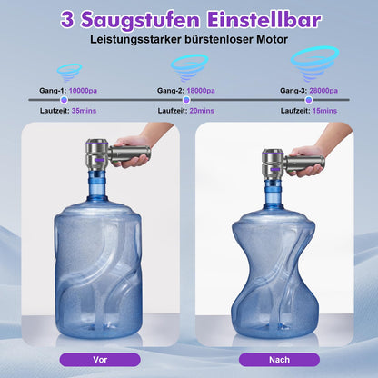 Micisty ST-6659Plus 4-in-1 Akku-Handstaubsauger, 28000 Pa, kabellos