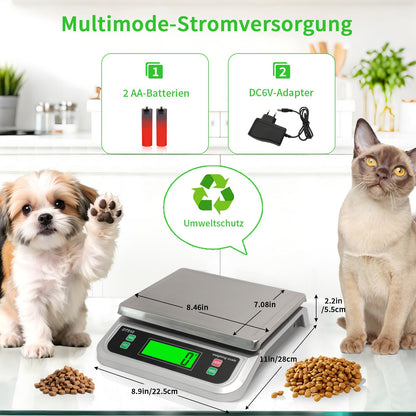 LICHUXIN Küchenwaage Digital 40 kg mit Tara- und Zählfunktion