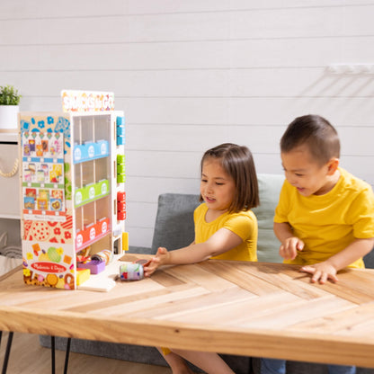 Melissa & Doug Verkaufsautomaten Holz-Spielset - 16-teilig