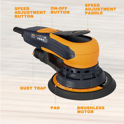 MAXXT Exzenterschleifer R7303 150 mm, bürstenlos, 5,0 mm Hub