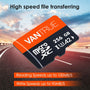 VANTRUE 256GB microSD Speicherkarte UHS-I U3 4K inkl. SD-Adapter für Dashcams und Überwachungskameras