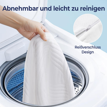 SakuraHome Matratzentopper 120x200 cm Gel-Memory-Schaum H3/H2