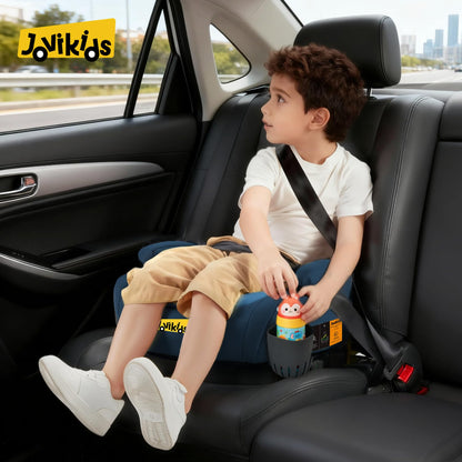 Jovikids Sitzerhöhung mit Isofix, ECE R129, Gruppe 2/3, blau