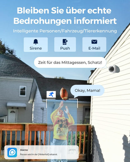 Reolink Duo 2V PoE 4K Überwachungskamera mit 180° Dual-Objektiv