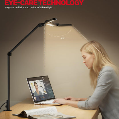 Honeywell HJ3 Architekt LED Schreibtischlampe – mit Klemme, Dimmbar
