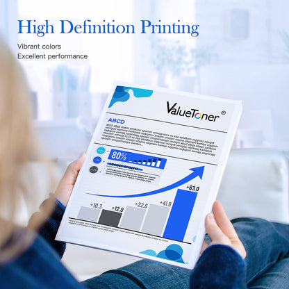 Valuetoner 62XL Druckerpatronen kompatibel für HP 62, 2er-Pack