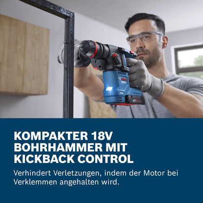 Bosch Professional Akku-Bohrhammer GBH 18V-18 SDS plus