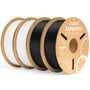 ELEGOO Rapid PETG Filament 1.75 mm Schwarz/Weiss 4 kg 600 mm/s auf 1-kg-Pappspule