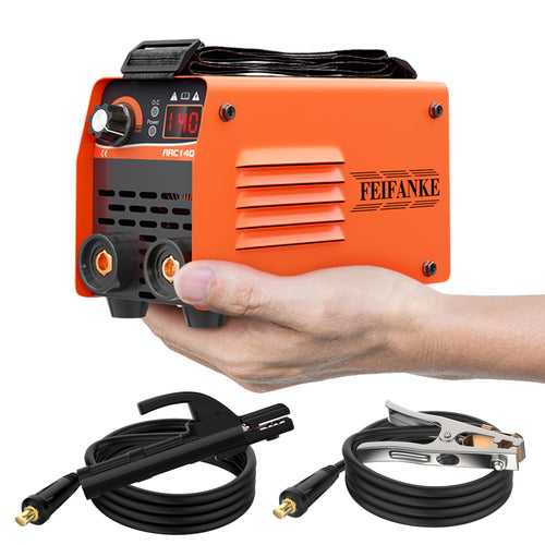 FEIFANKE ARC140 Ultra Mini Inverter Schweißgerät 140A DC, kompaktes Invertergerät für Gleichstrom-Lichtbogenhandschweißen.