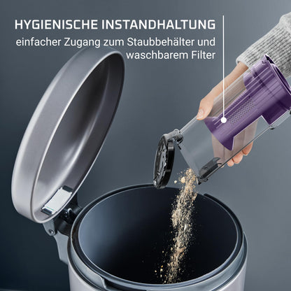 Rowenta X-PERT 7.60 Akku-Staubsauger RH6A33WO, Lila-Schwarz