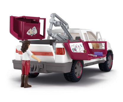 schleich HORSE CLUB Mobile Tierärztin mit Anhänger Set 42704