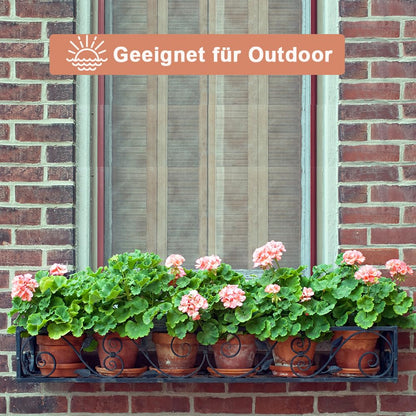 vensovo Terrakotta-Blumentopf 20 cm mit Untersetzer, 2er-Set