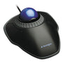 Kensington Orbit TrackBall ergonomisch - Kabelgebunden Schwarz/Blau, mit blauer Kugel. Präzise Zeigersteuerung.