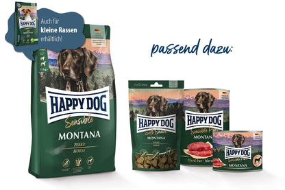 Happy Dog Sensible Montana Hundefutter - Monoprotein Pferd 2x10kg
