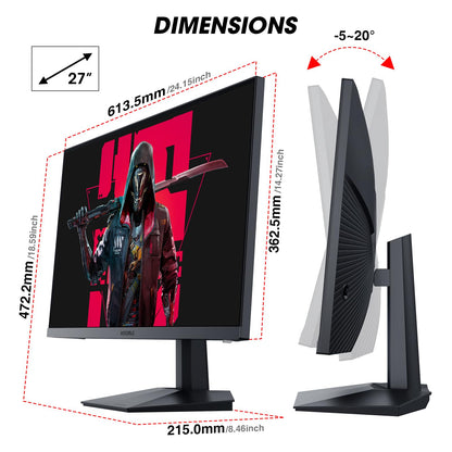 KOORUI 27 Zoll Gaming Monitor - 240Hz FHD 1ms
