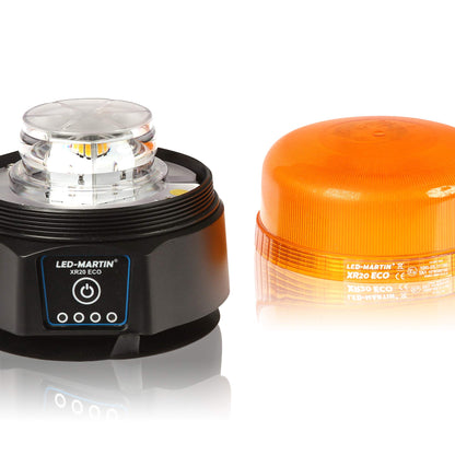 LED-MARTIN XR20 ECO LED-Rundumleuchte gelb mit Magnet und Akku