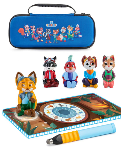 Edurino Lern-Bundle 5 Spiele 4-8 Jahre mit Stift. Ergonomischer Eingabestift und digitale Lernspiele für Kinder am Tablet.