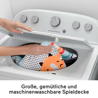 Fisher-Price Tierfreunde Kontrast-Spieldecke mit Musik und Licht