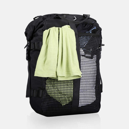 Rhinowalk Motorradtasche 30 L Schwarz mit wasserdichter Innentasche