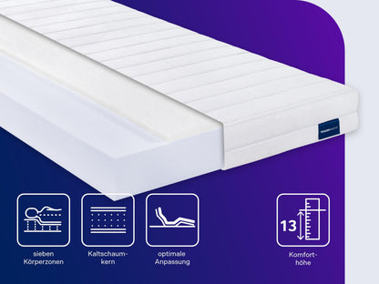 Traumnacht Easy Comfort Rollmatratze - 100x200 cm H3 mittelfest