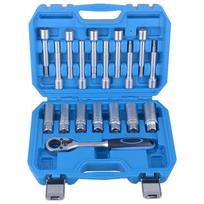 DAYUAN 18tlg Stossdämpfer Nuss Werkzeug Satz 1/2" Antrieb