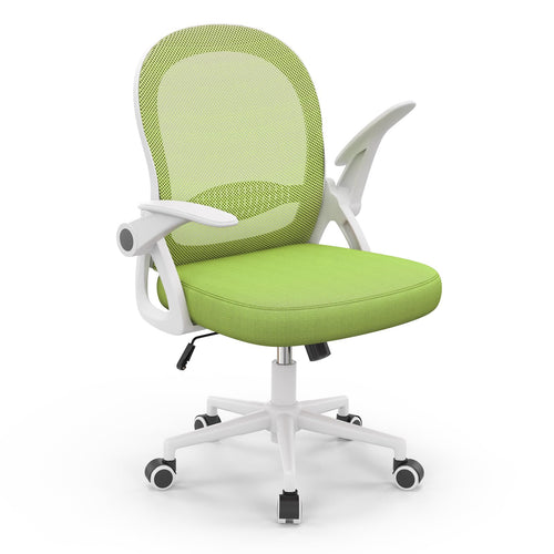 naspaluro Ergonomischer Büro- & Schreibtischstuhl Netzlehne - Grün mit atmungsaktiver Lehne für gesundes Sitzen am Schreibtisch.