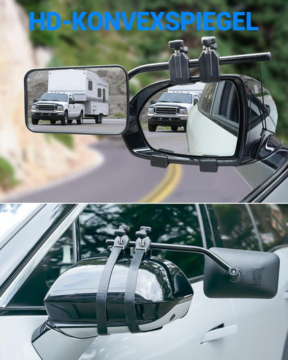 SUPAREE Wohnwagen Spiegel Universal Konvex - 2er Set