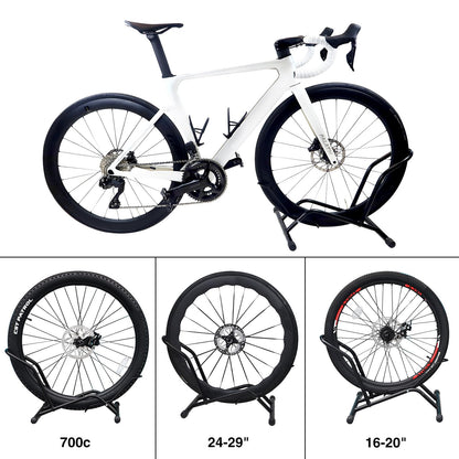 MEGHNA Fahrradständer Boden freistehend für MTB und Rennrad, 2 Stück