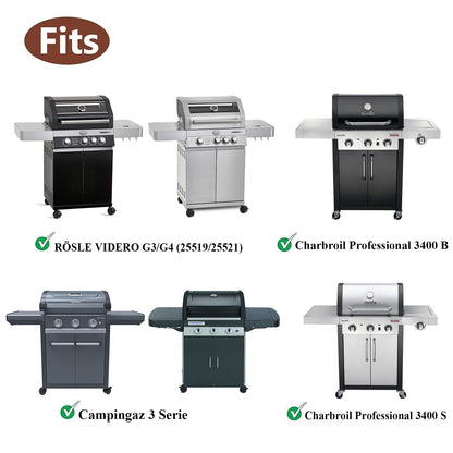 GFTIME 7638 Grillrost und Grillplatte aus Gusseisen für Weber Spirit