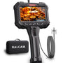 Ralcam Endoskopkamera mit Licht, 5 Zoll HD Bildschirm, 5,5mm Sonde mit flexiblem 1,5 m Schlangenrohr