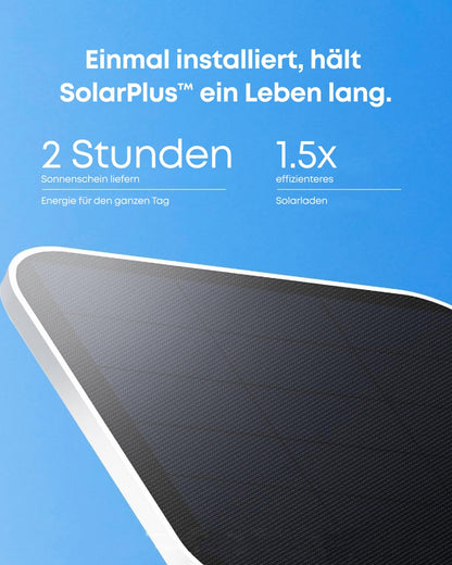 eufy Security SoloCam 2+1 Solar-Überwachungskamera aussen, 360°, 3K