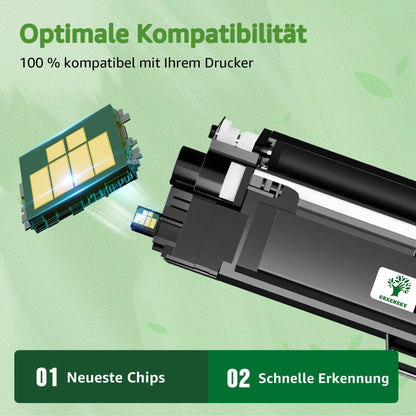 GREENSKY TN-243CMYK Toner Set kompatibel für Brother MFC-L3750CDW