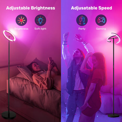 SIBRILLE RGB Dimmbare LED Stehlampe - Deckenfluter 20W