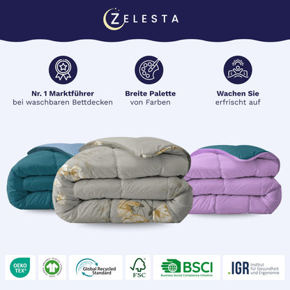 Zelesta Royalbed Ganzjahresdecke 2-in-1 mit integriertem Bezug