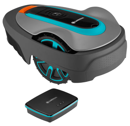 Gardena smart SILENO City 600 Mähroboter Set mit smart Gateway und Ladestation