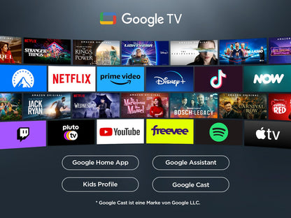 TCL 65V6C 4K HDR Direct LED Google Smart TV - 65 Zoll