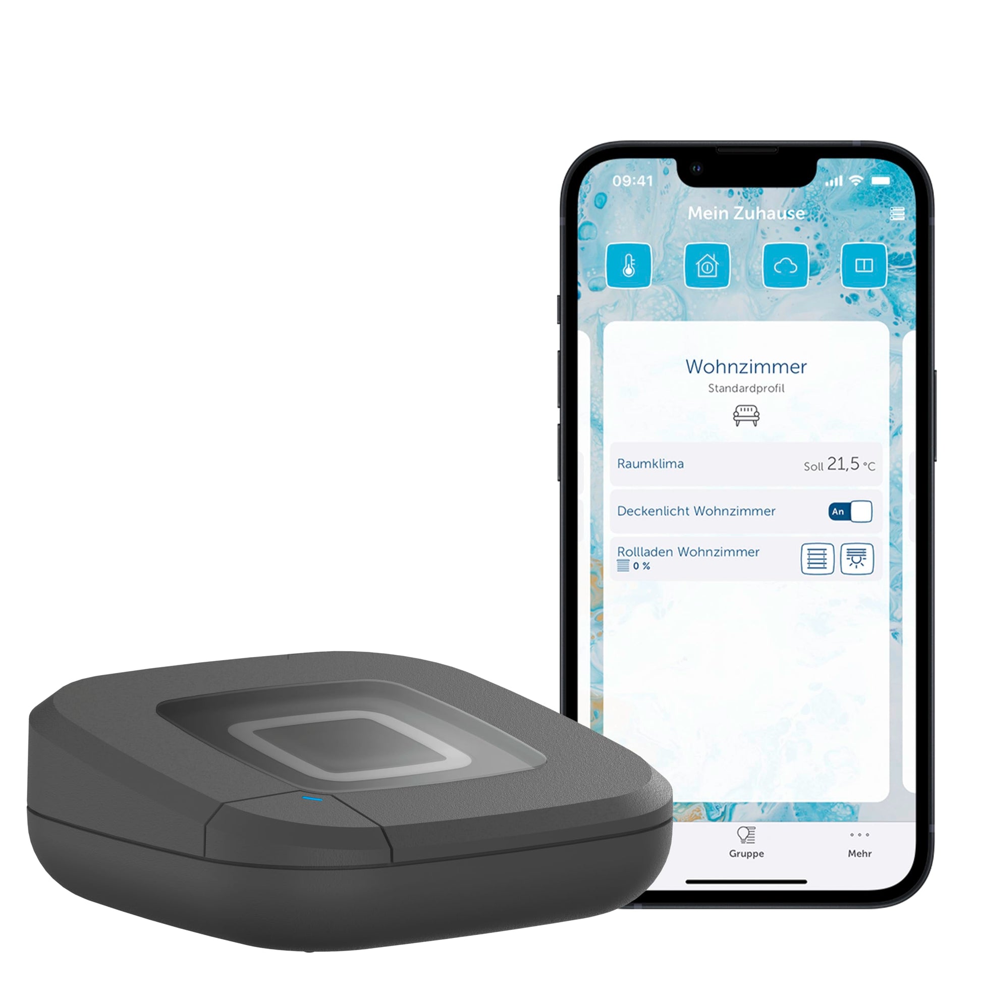 Homematic IP Access Point 2 Smart Home Gateway - anthrazit. Dient als zentrale Steuerung für Homematic IP Komponenten.